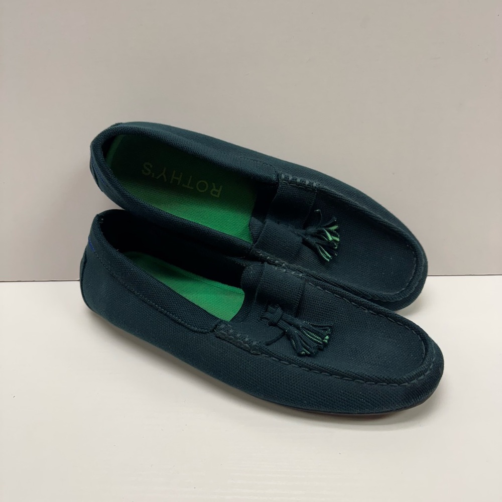 Rothy's Men's Teal Tassel Loafers
